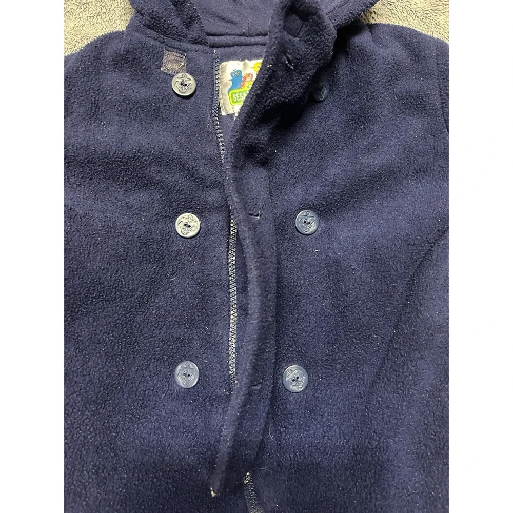 Vintage Sesame Street Baby Fleece Snowsuit Size 9 Months